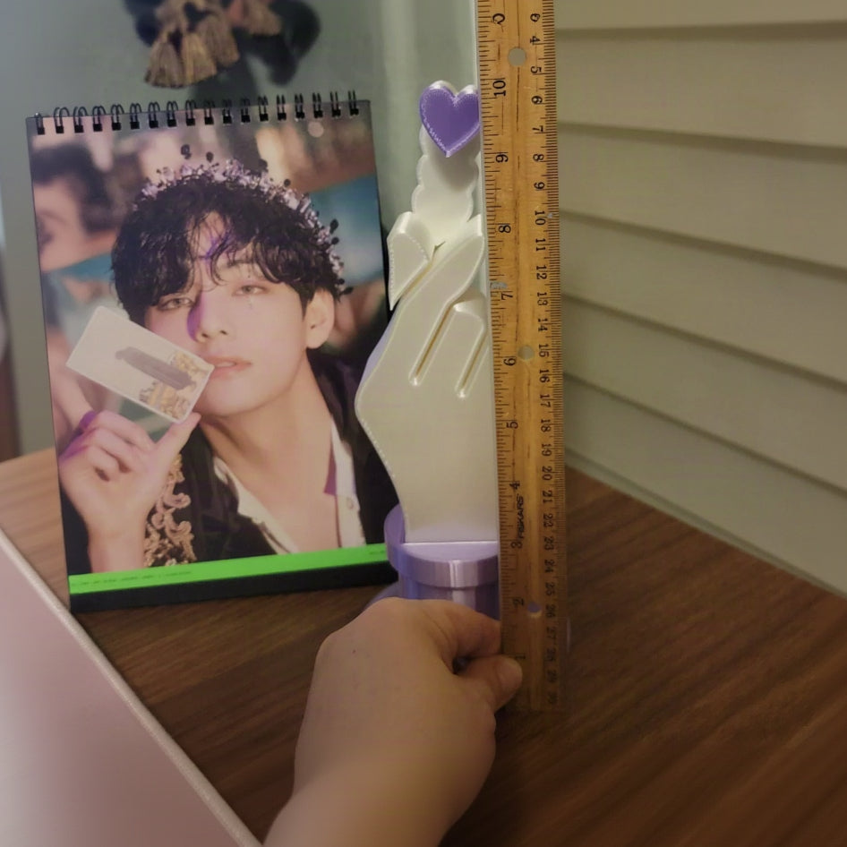 3D print Finger Heart K-Pop Style Headphone/Hat/Headband Stand
