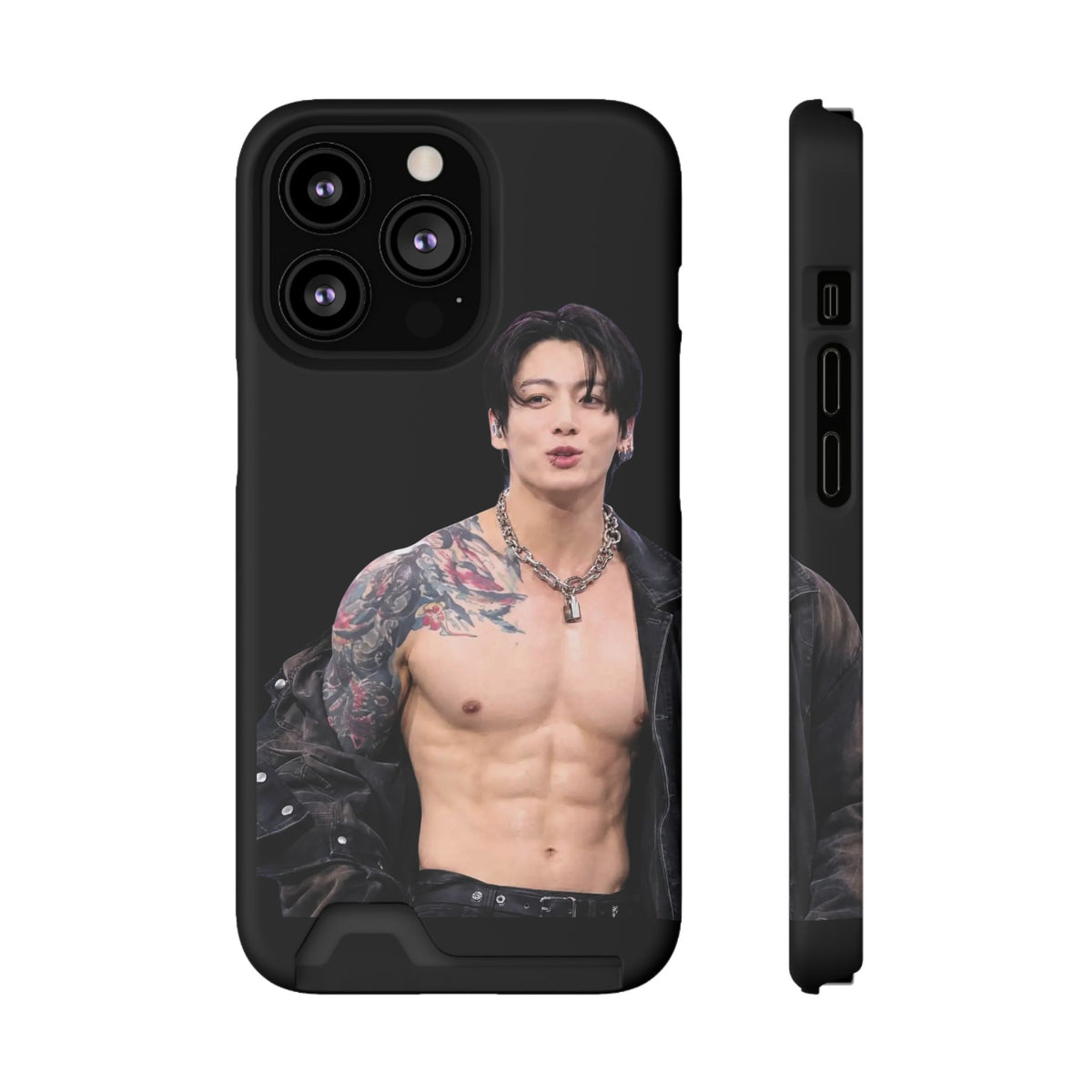 Jungkook in LA, I'm Jungshook! Phone Case With Card Holder