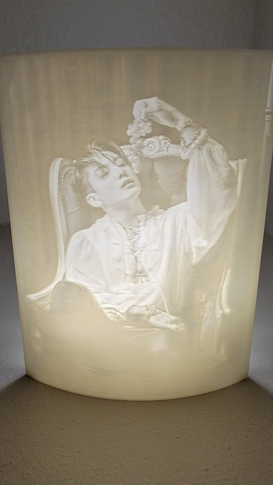 K-pop - Jungkook - 3d print Lithophane (picture Light)