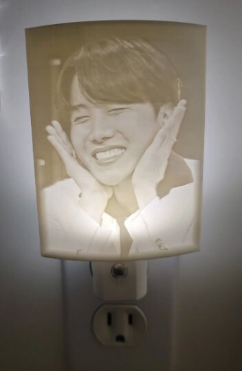 K-pop 3D Print Nightlights: J-Hope