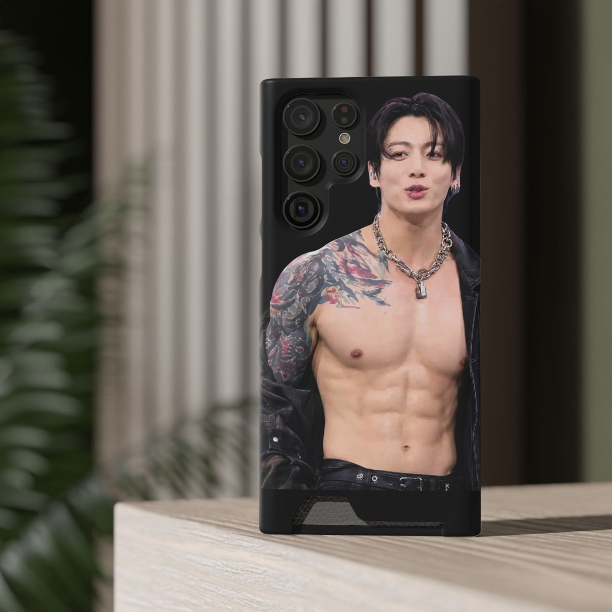 Jungkook in LA, I'm Jungshook! Phone Case With Card Holder