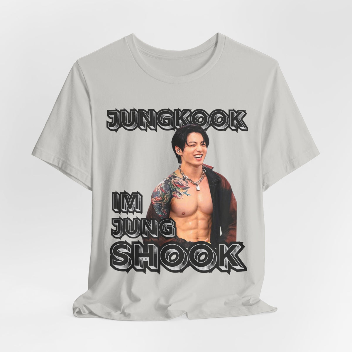 Jungkook Im Jungshook (no star background) Unisex Jersey Short Sleeve Tee