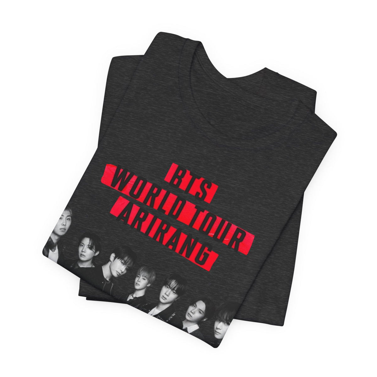 Unofficial K-pop World Tour Unisex Jersey Short Sleeve Tee