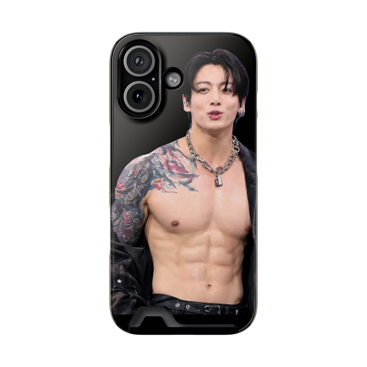 Jungkook in LA, I'm Jungshook! Phone Case With Card Holder