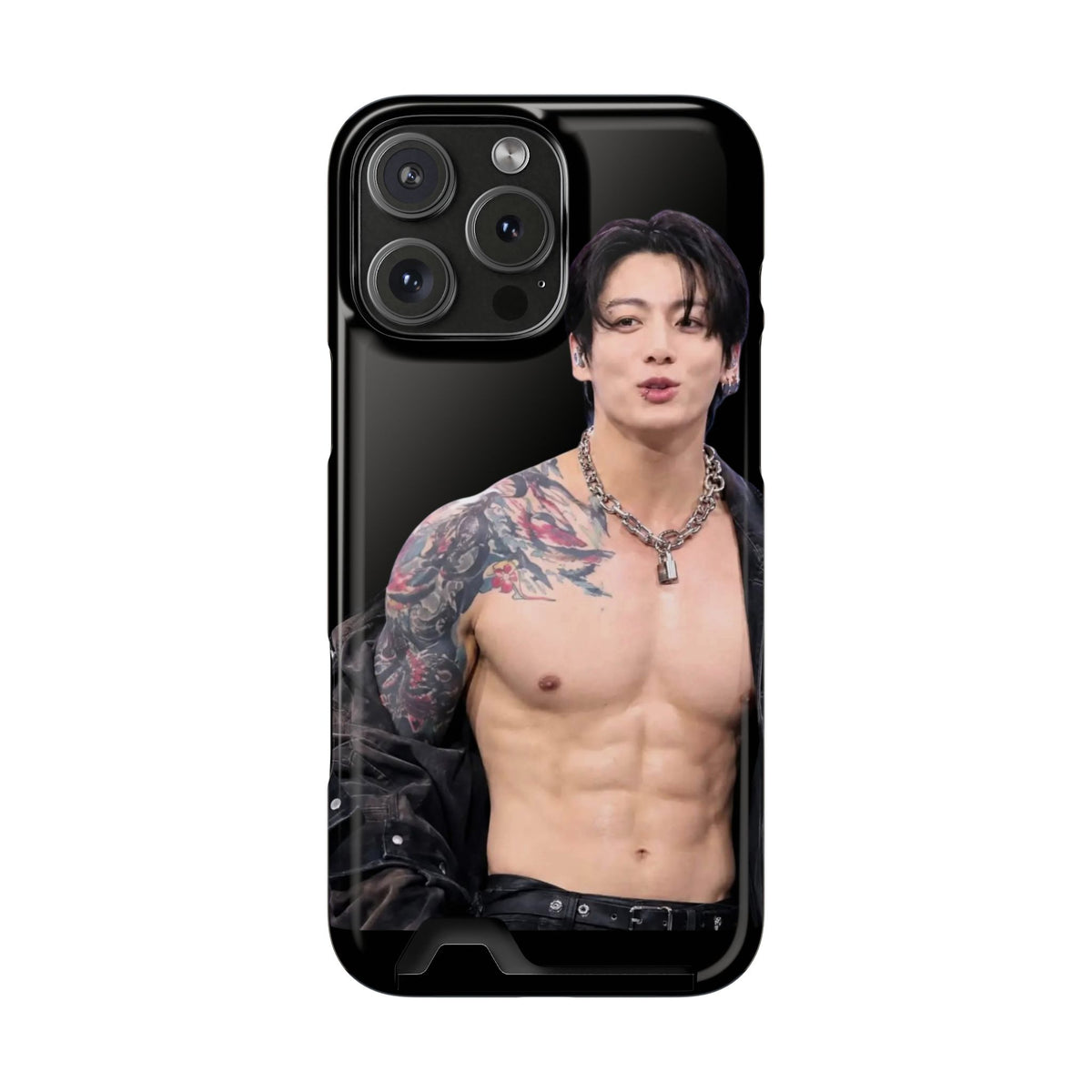 Jungkook in LA, I'm Jungshook! Phone Case With Card Holder