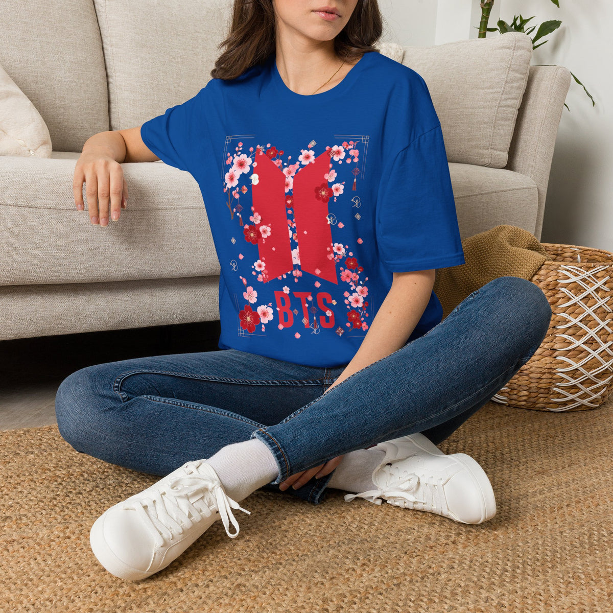 K-pop inspired Cherry Blossoms Unisex Softstyle T-Shirt