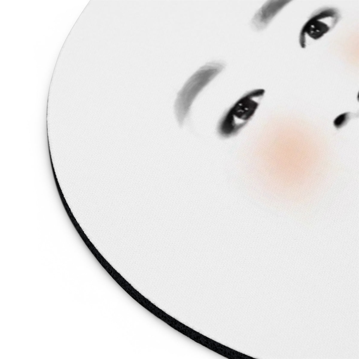 Jimin inspired funny white filter meme Mouse Pad