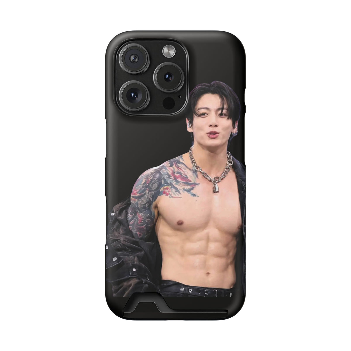 Jungkook in LA, I'm Jungshook! Phone Case With Card Holder