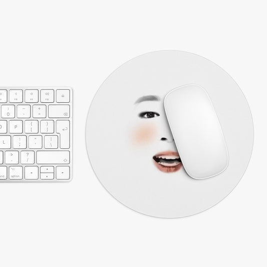 Jimin inspired funny white filter meme Mouse Pad