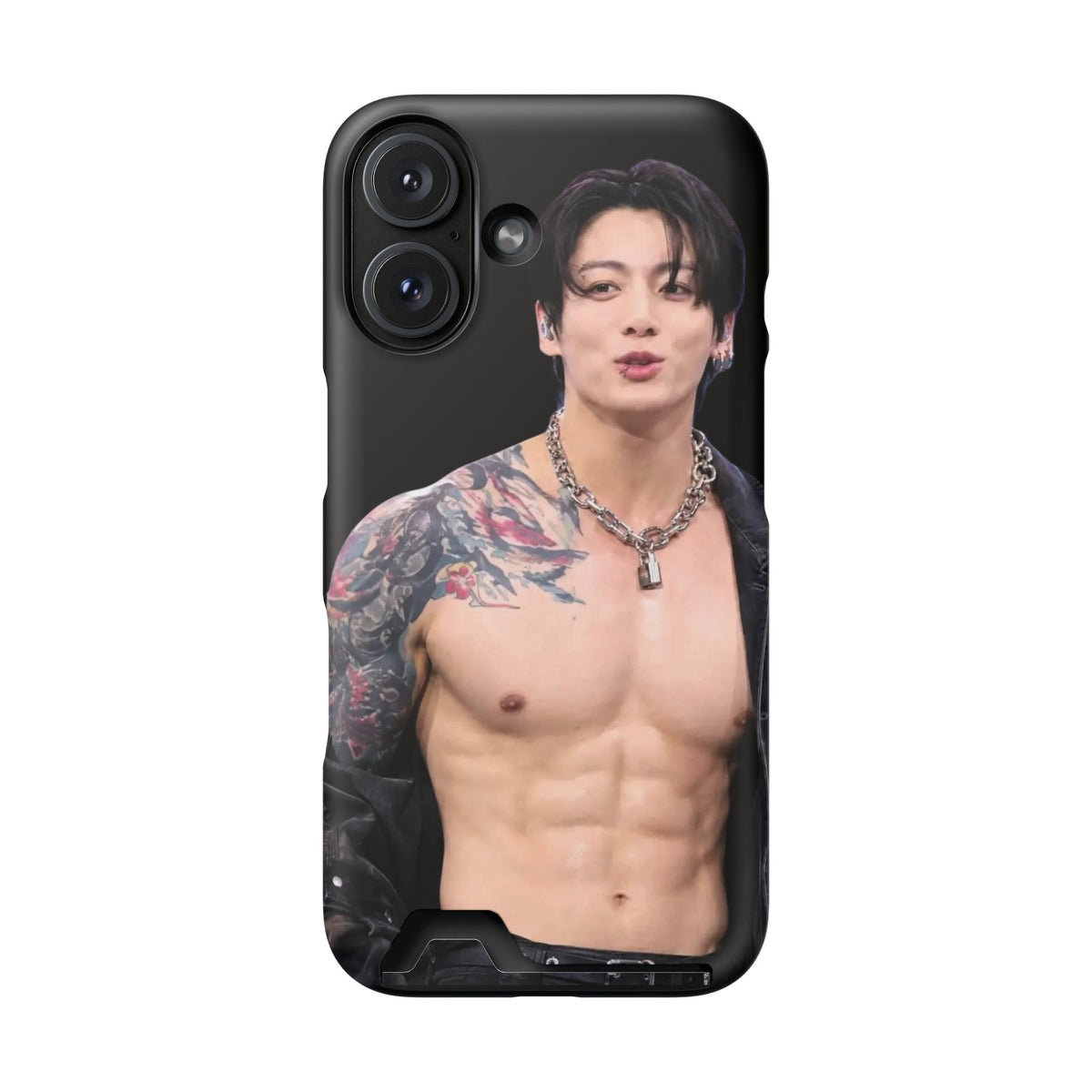 Jungkook in LA, I'm Jungshook! Phone Case With Card Holder