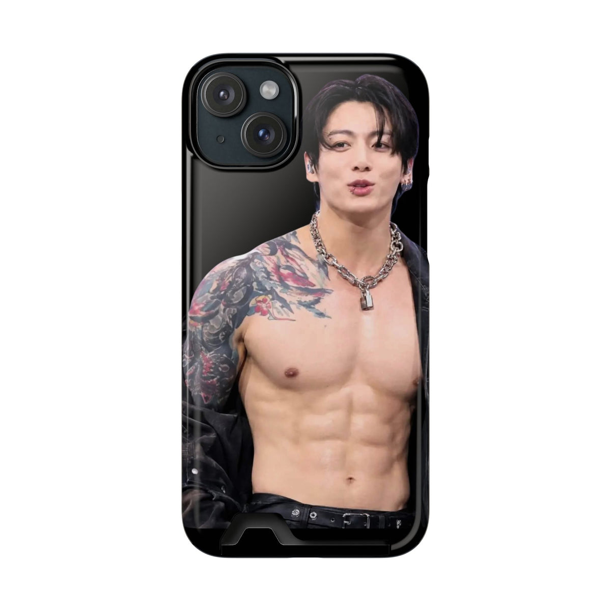 Jungkook in LA, I'm Jungshook! Phone Case With Card Holder