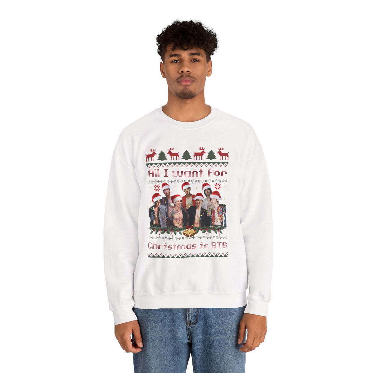 All I want for Christmas! Unisex Heavy Blend™ Crewneck Sweatshirt