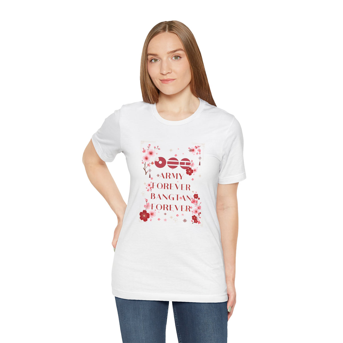 Apobangpo Forever K-pop inspired Unisex Jersey Short Sleeve Tee