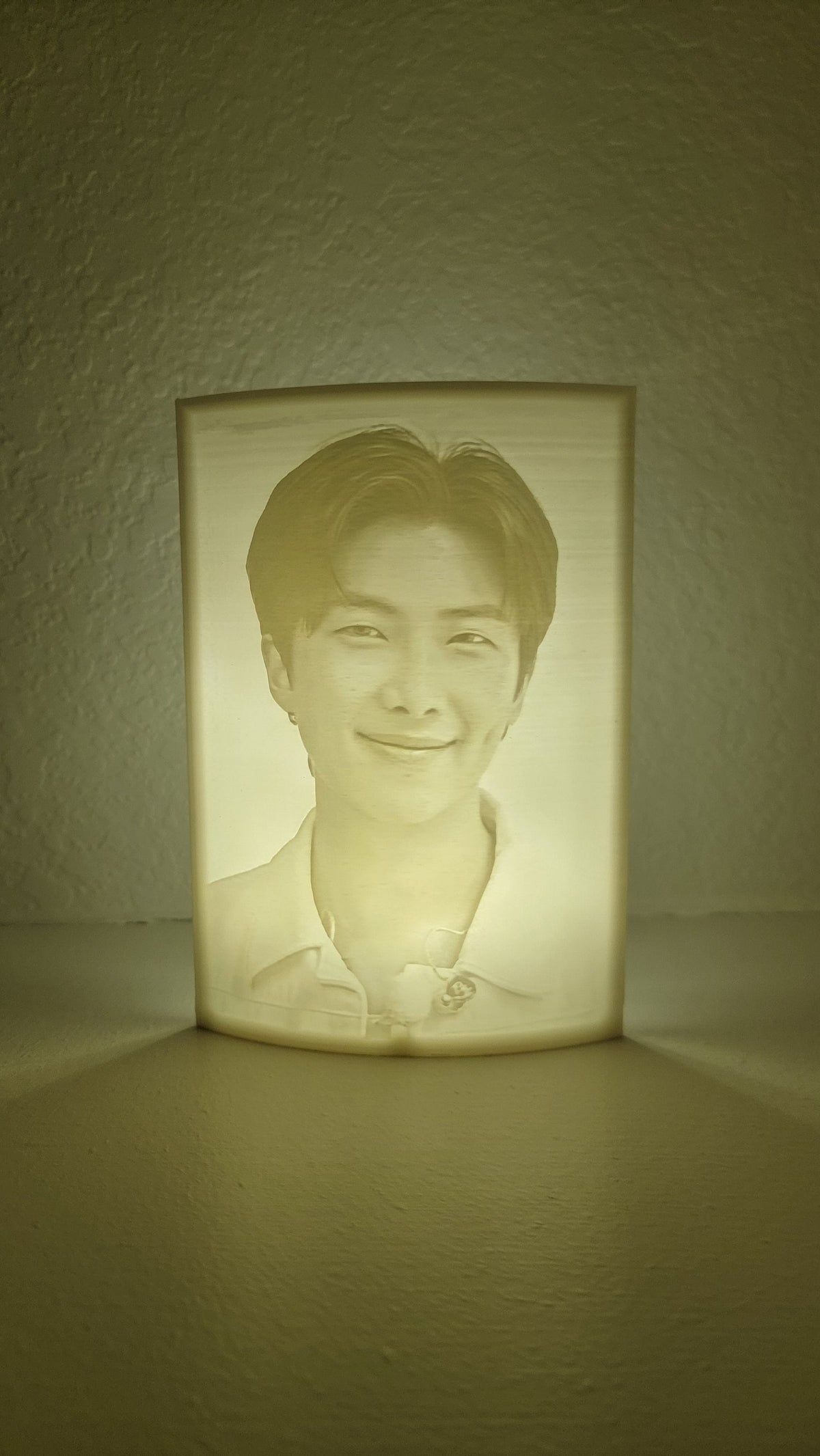 K-pop - Namjoon RM - 3d Print Lithophane (Picture Light)