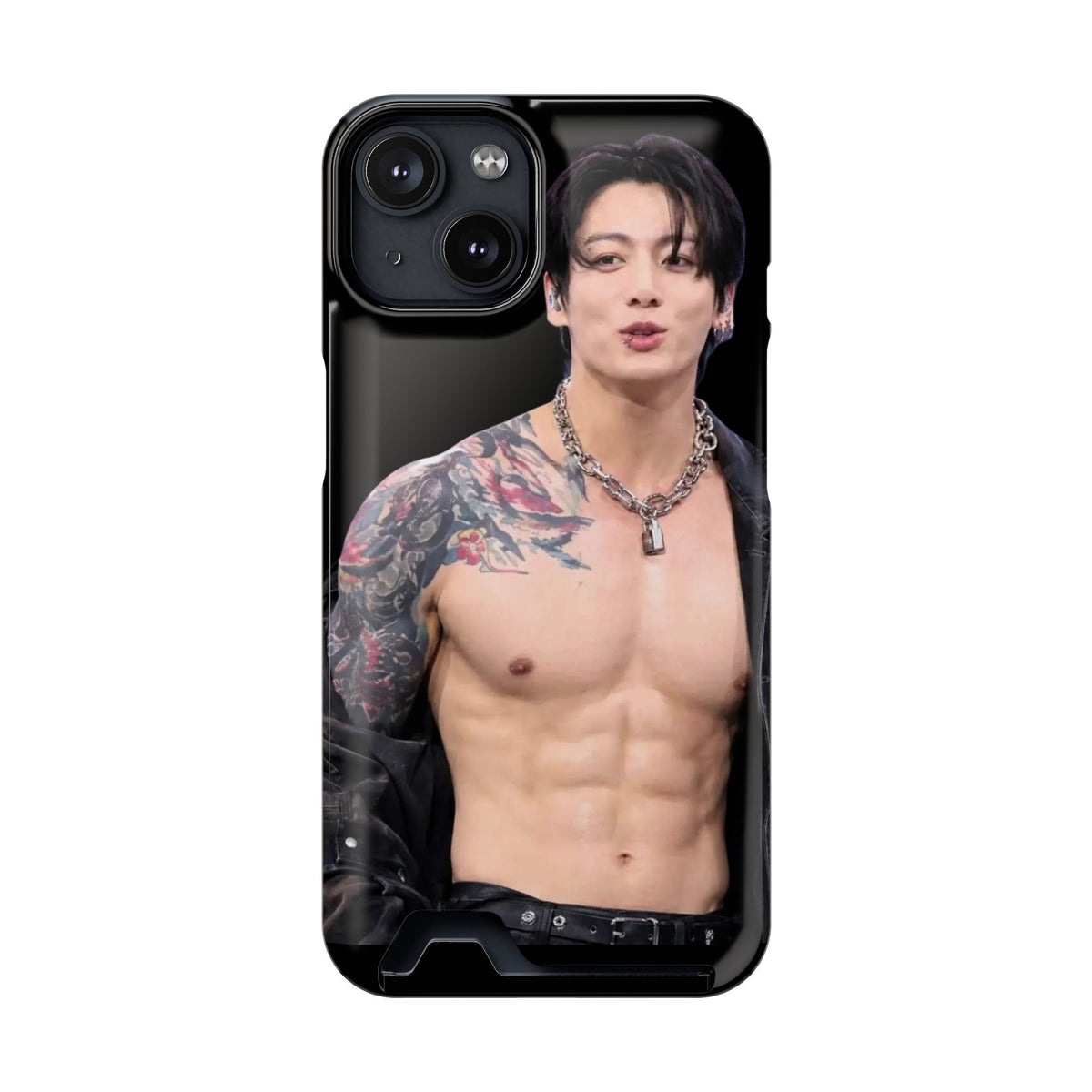 Jungkook in LA, I'm Jungshook! Phone Case With Card Holder