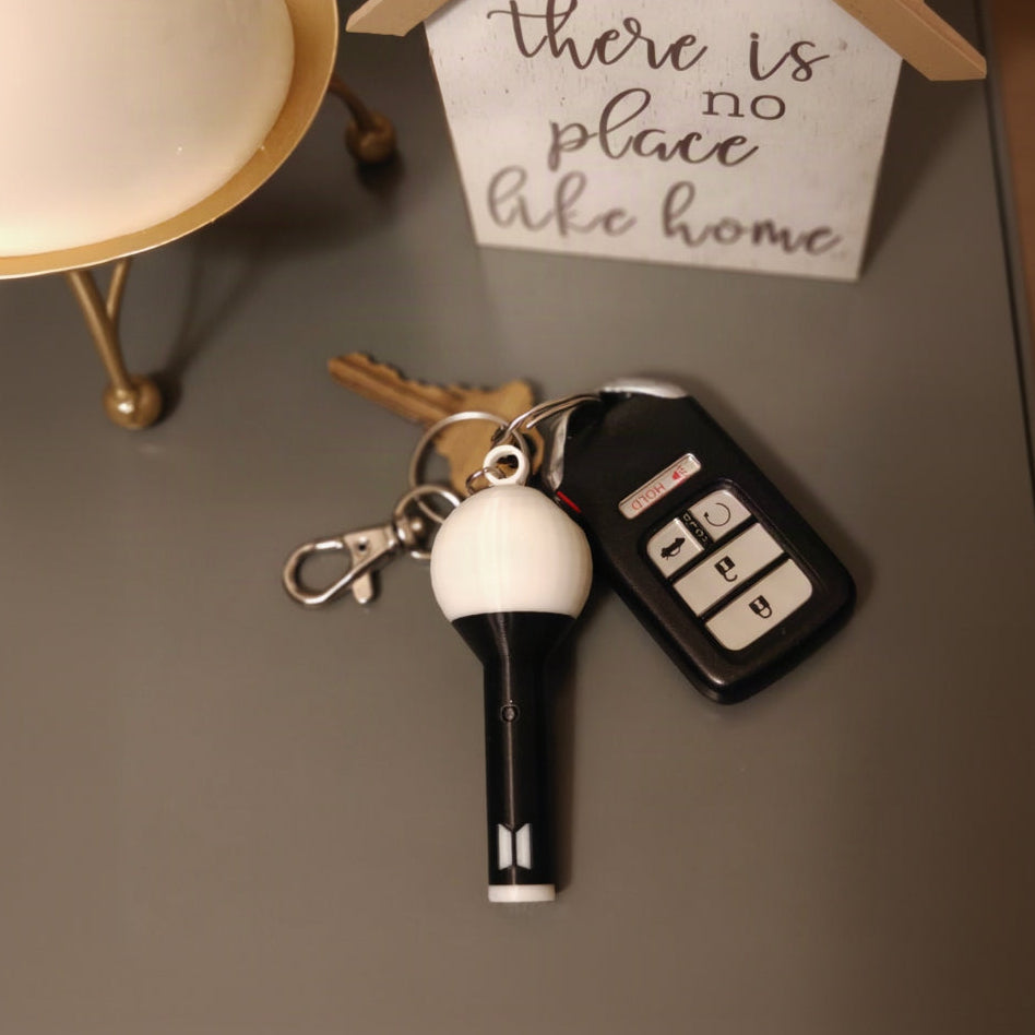 K-pop Bangtan Inspired Mini Lightstick keychain