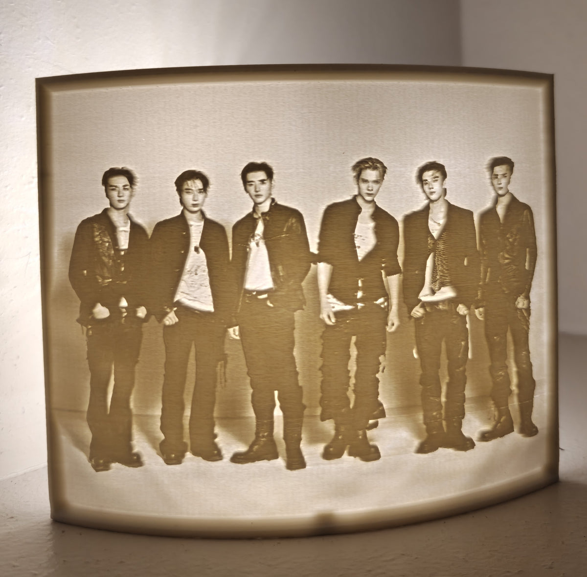 K-Pop - Enhypen - Group Photo Lithophanes Picture lights