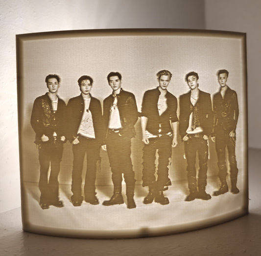 K-Pop - Enhypen - Group Photo Lithophanes Picture lights