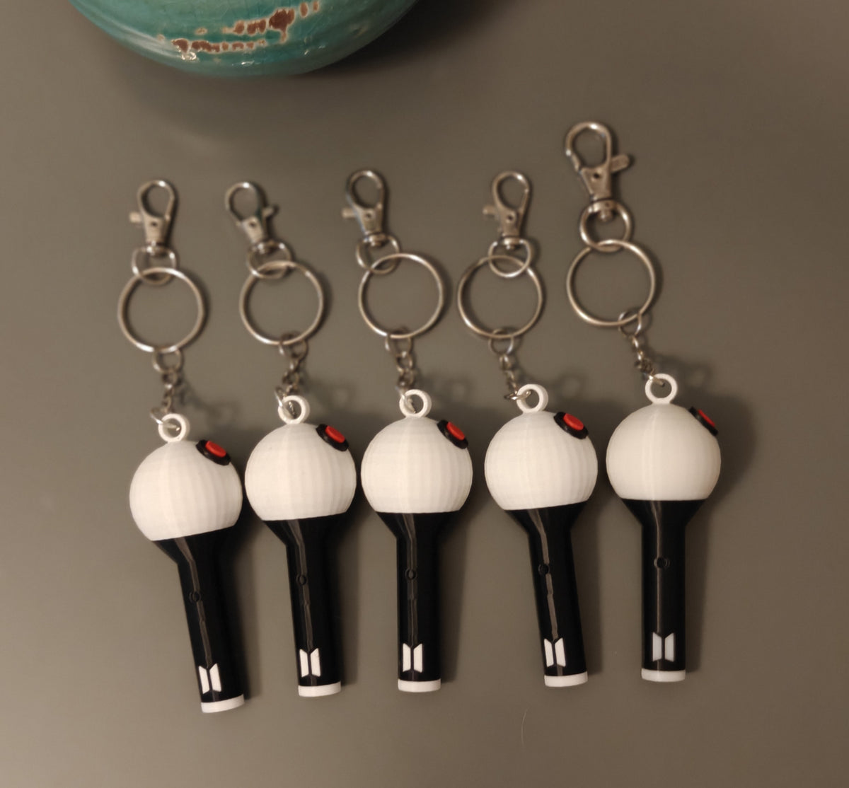 K-pop Bangtan Inspired Mini Lightstick keychain