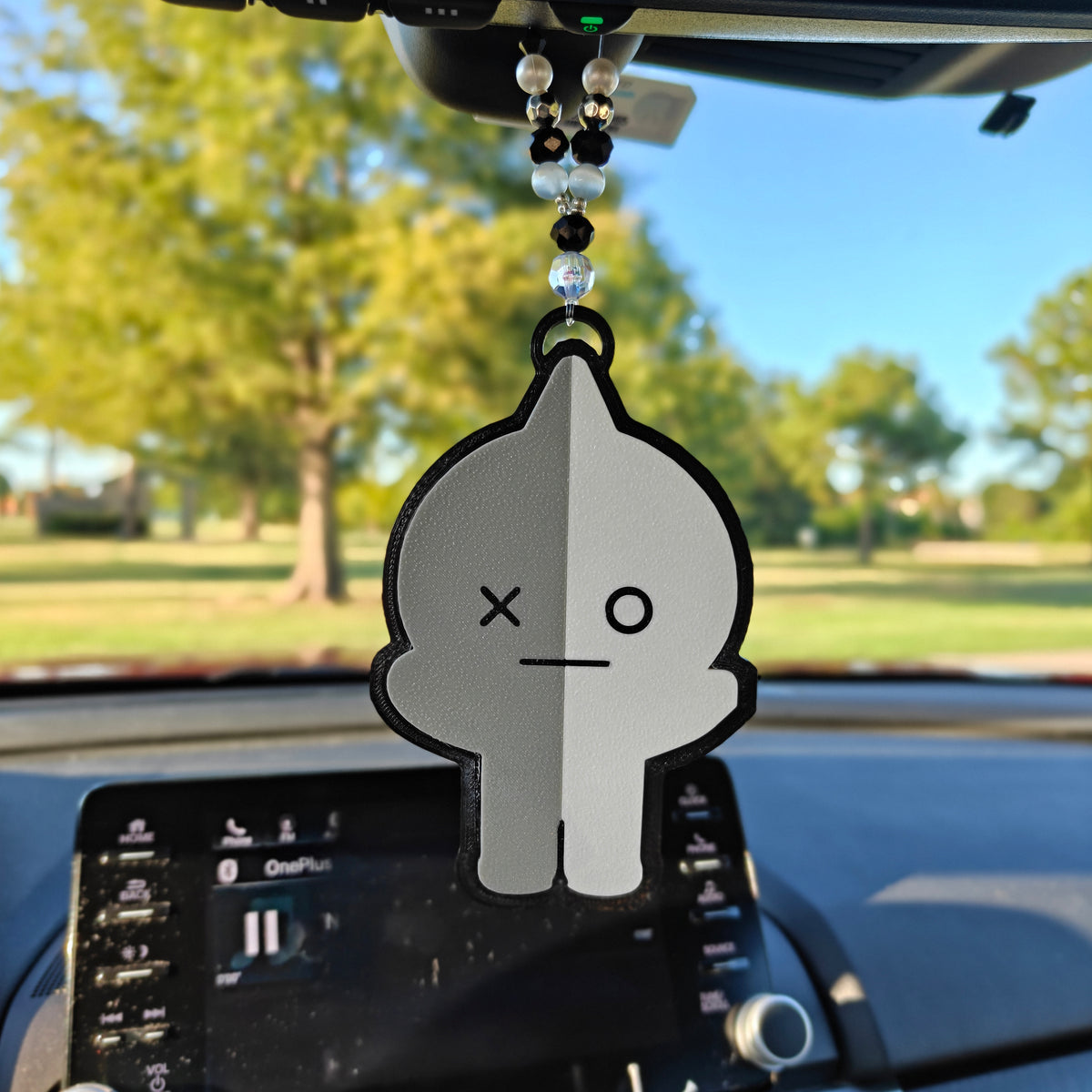 K-pop BT21 Inspired Rearview Mirror Charms Car Decoration (Heat resistant backing)