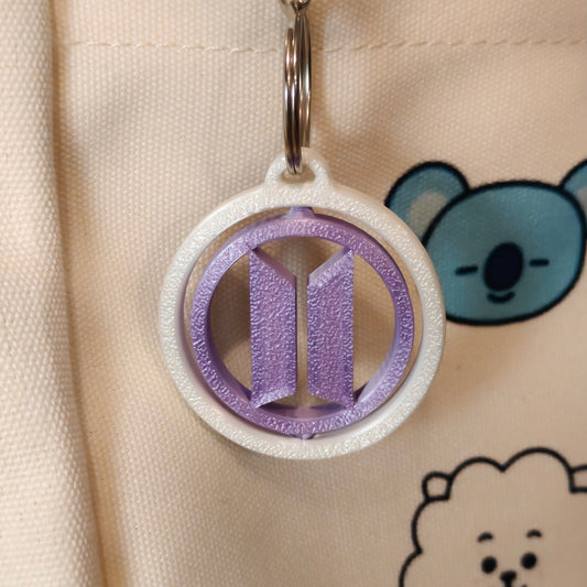 K-pop Inspired spinning fidget toy keychains