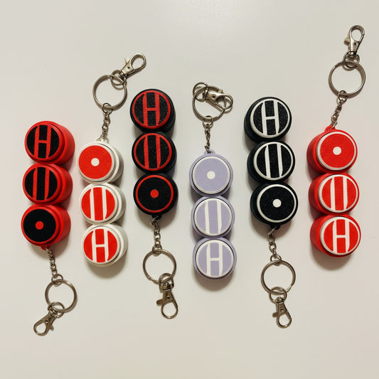 K-pop inspired Clicking Fidget Toy Keychain