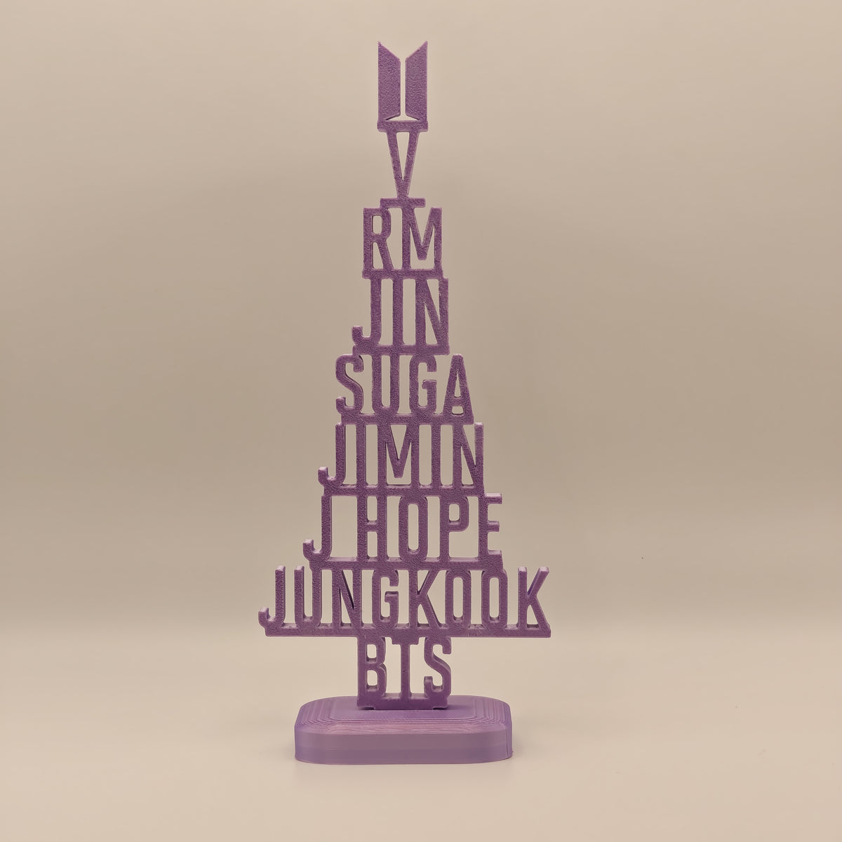 K-pop Inspired Members Name Christmas Tree