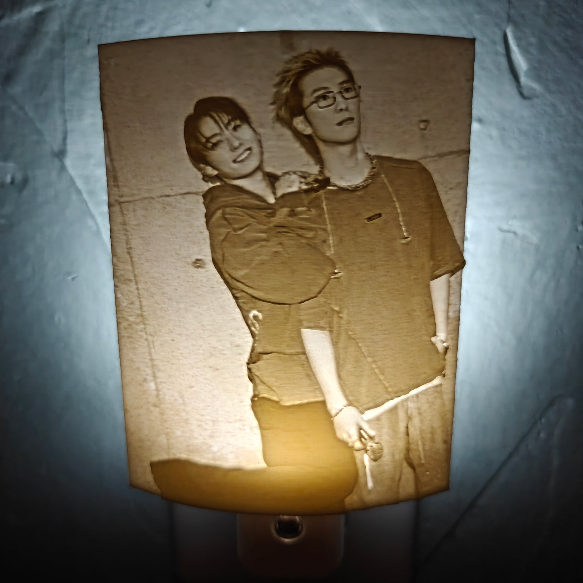 K-pop 3d print nightlight: RM (Kim Namjoon) and Jungkook