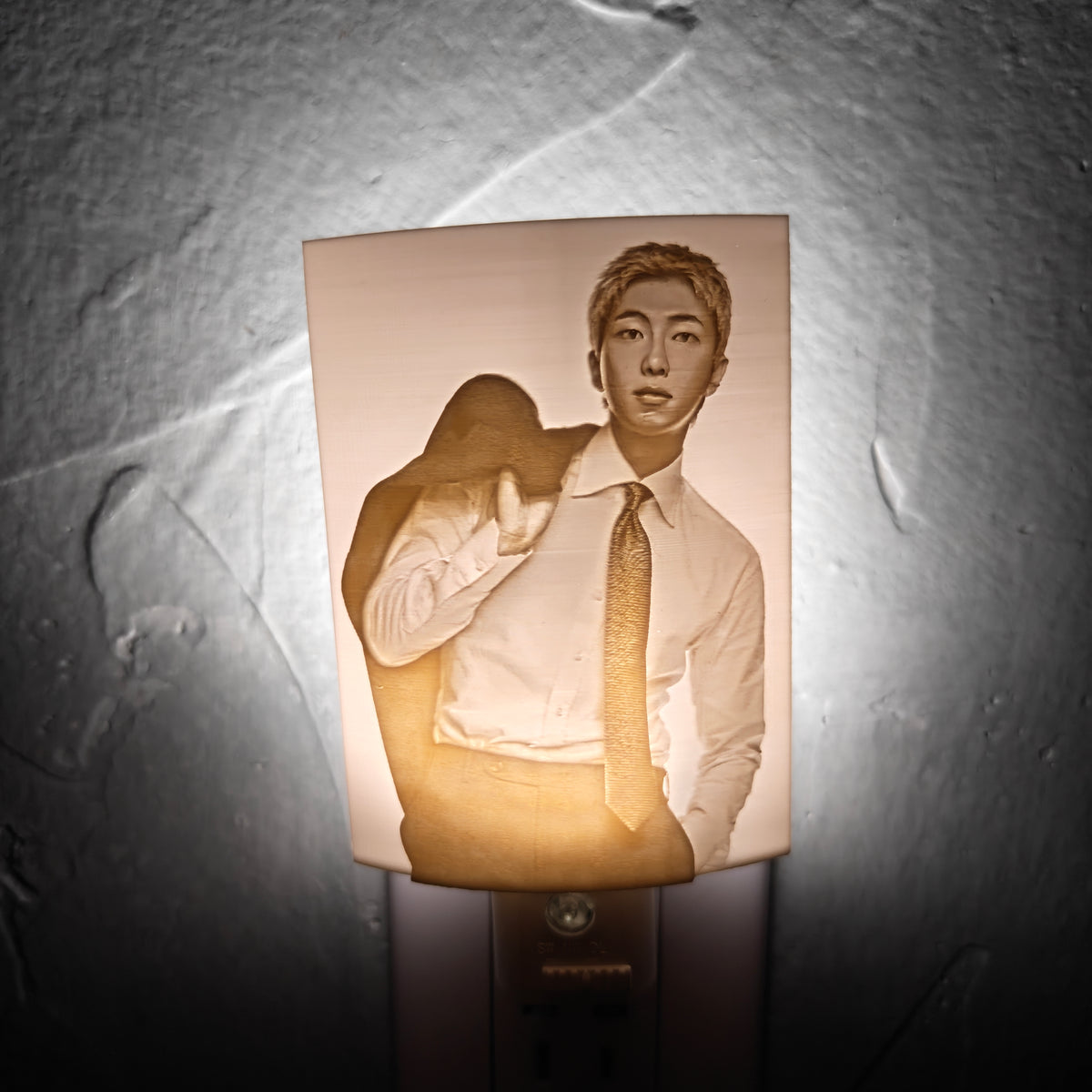 K-pop 3d print nightlight: RM (Kim Namjoon)