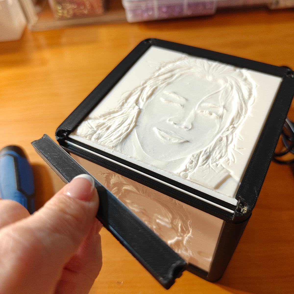 3D Print Lithophane Lightbox: Jimin