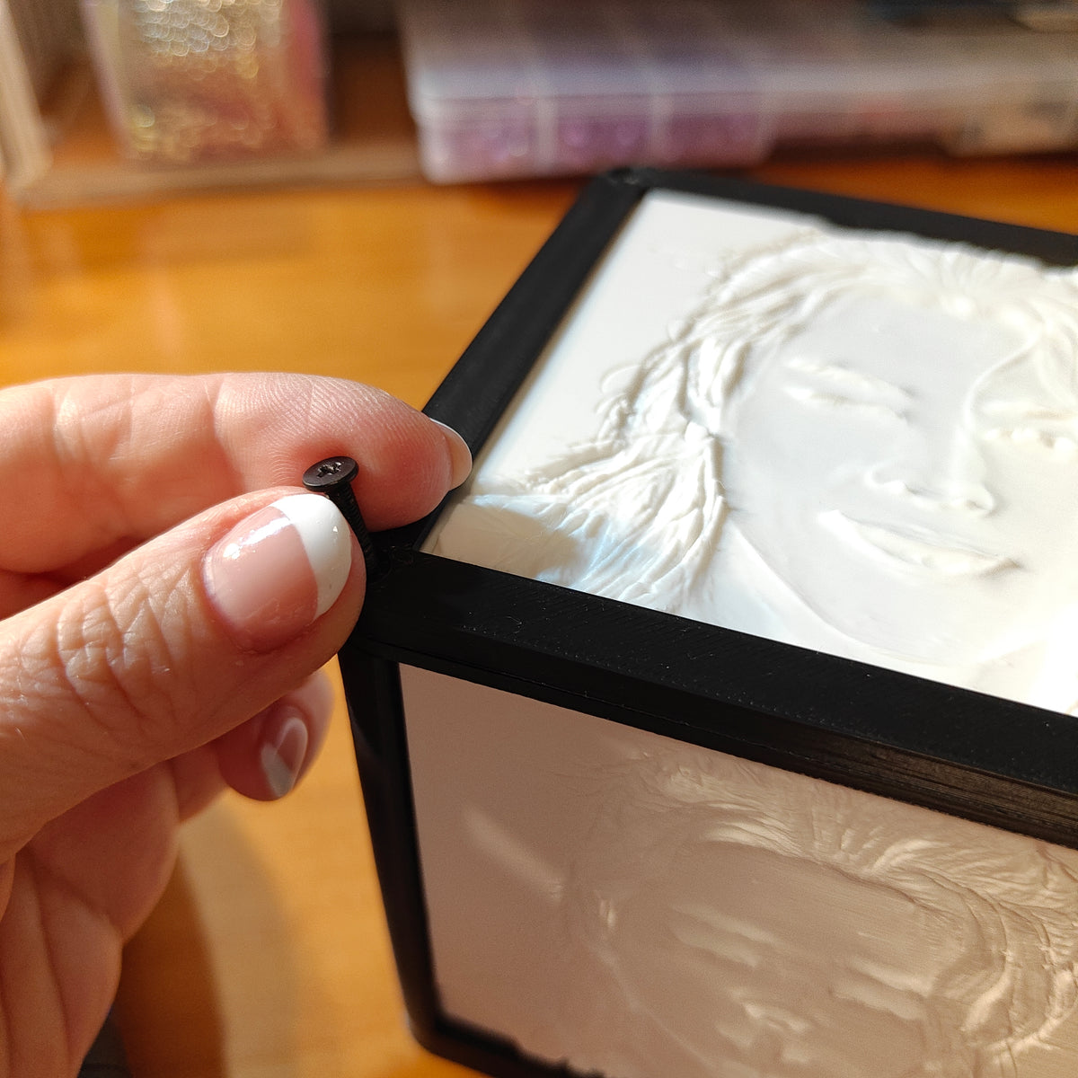 3D Print Lithophane Lightbox: Jimin