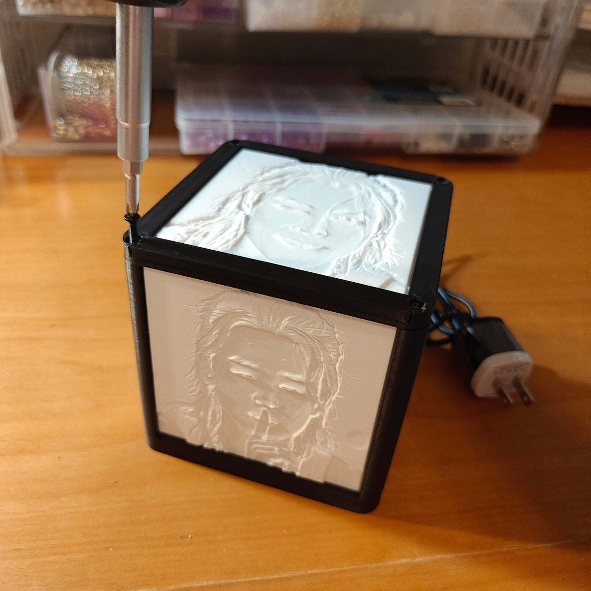 3D Print Lithophane Lightbox: Jimin