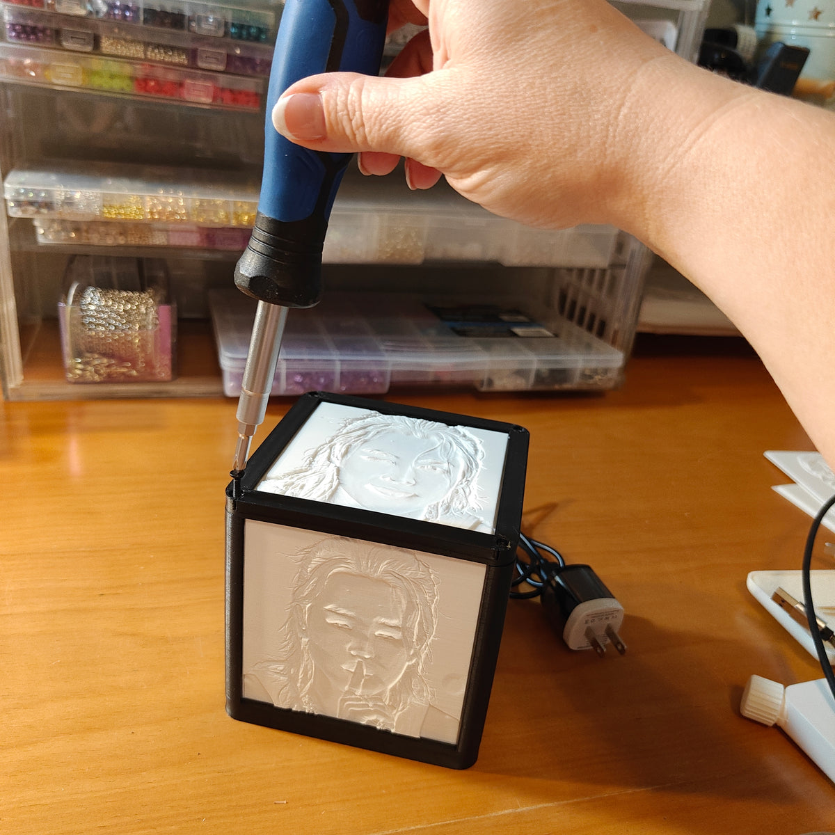 3D Print Lithophane Lightbox: Jimin