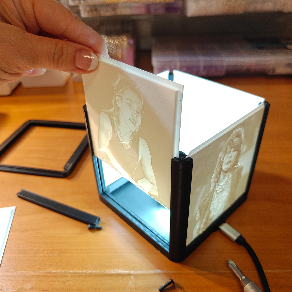 3D Print Lithophane Lightbox: Jimin