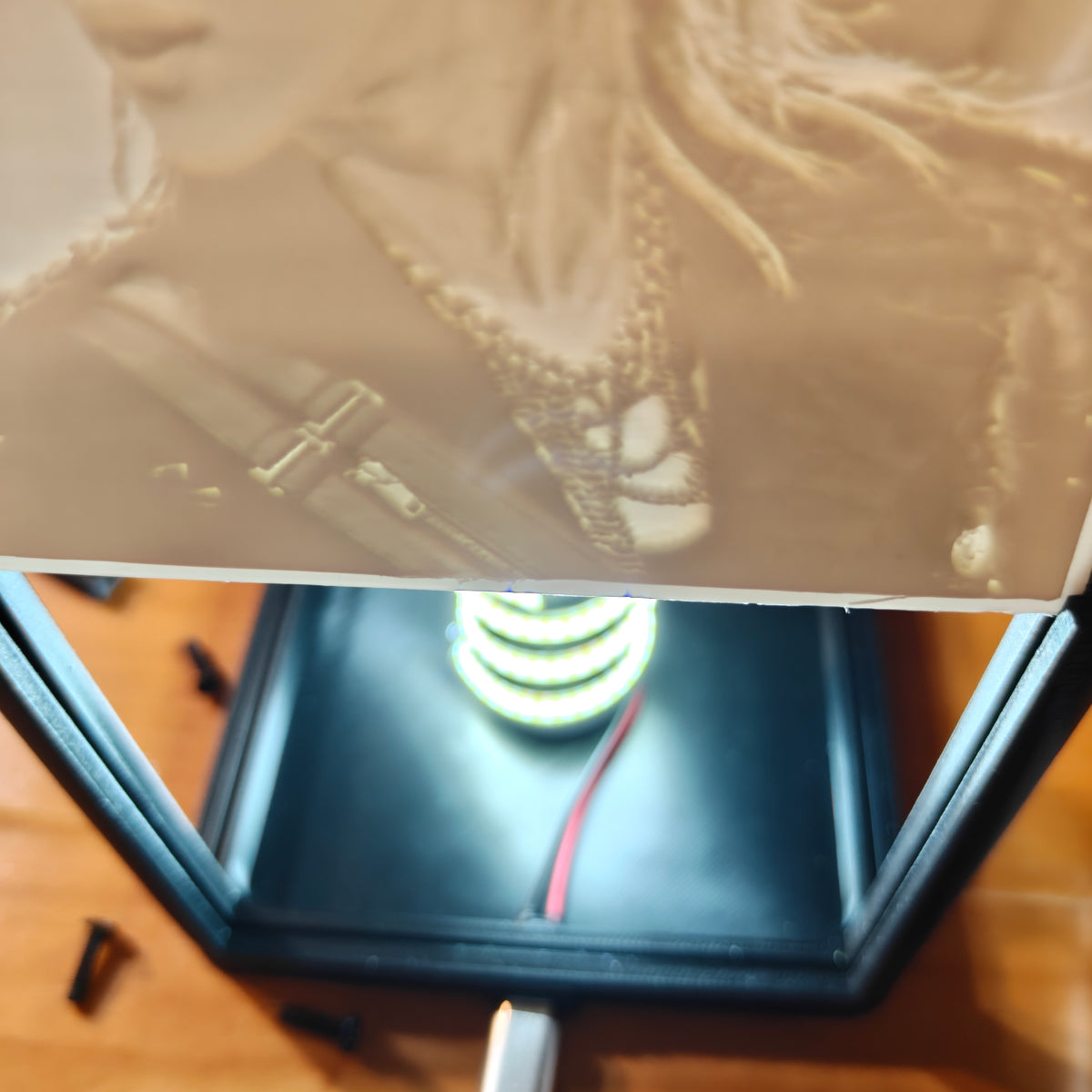 3D Print Lithophane Lightbox: Jimin