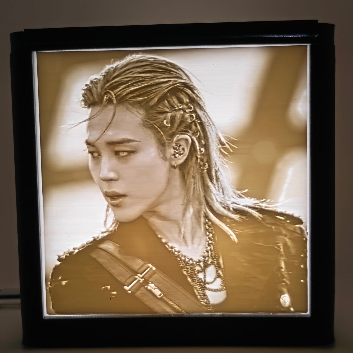 3D Print Lithophane Lightbox: Jimin