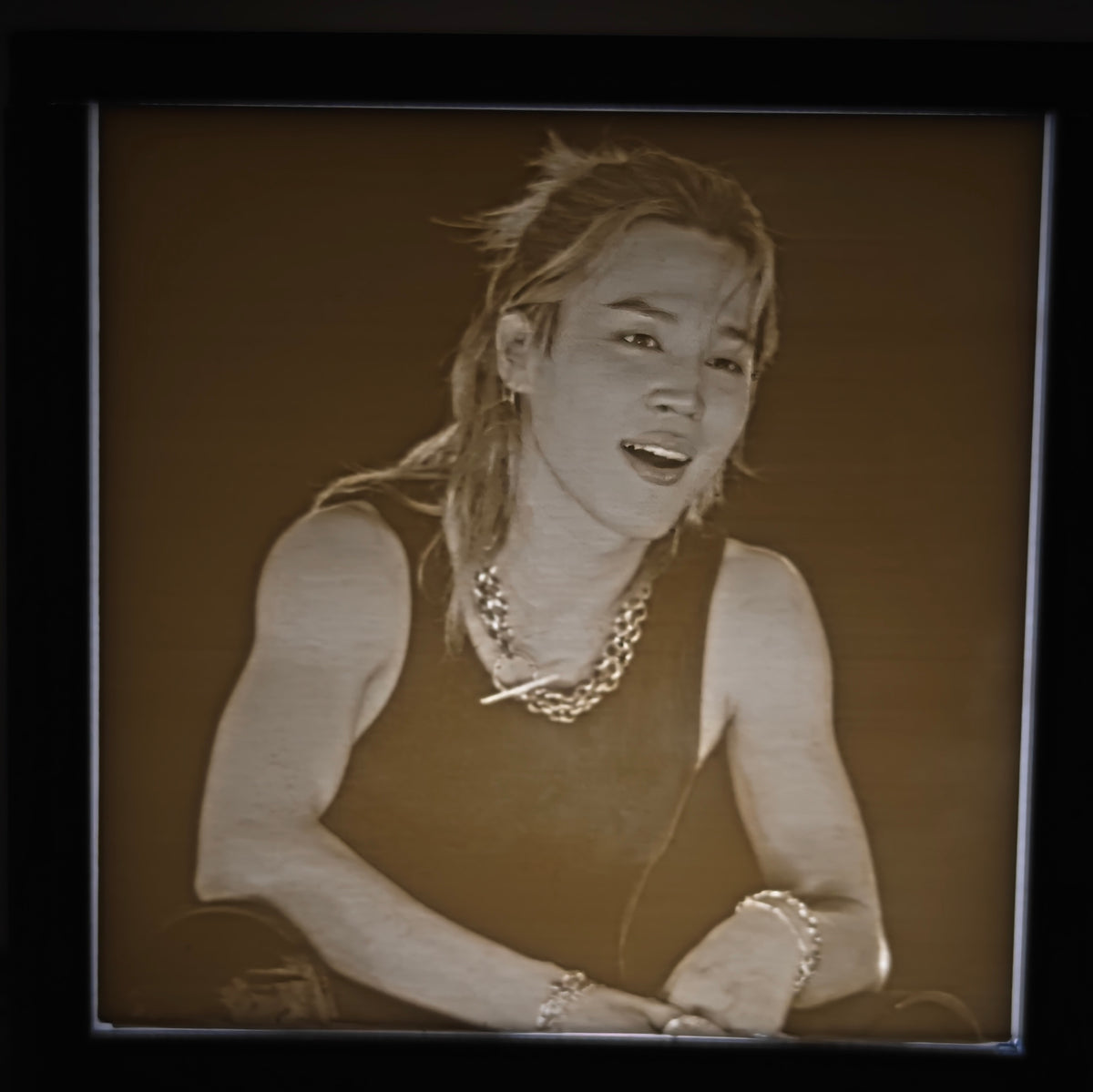 3D Print Lithophane Lightbox: Jimin
