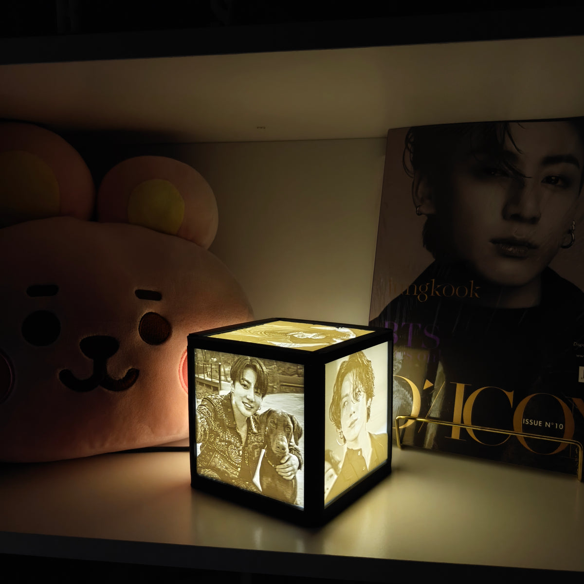 3D Print Lithophane Lightbox: Jungkook or Custom Options