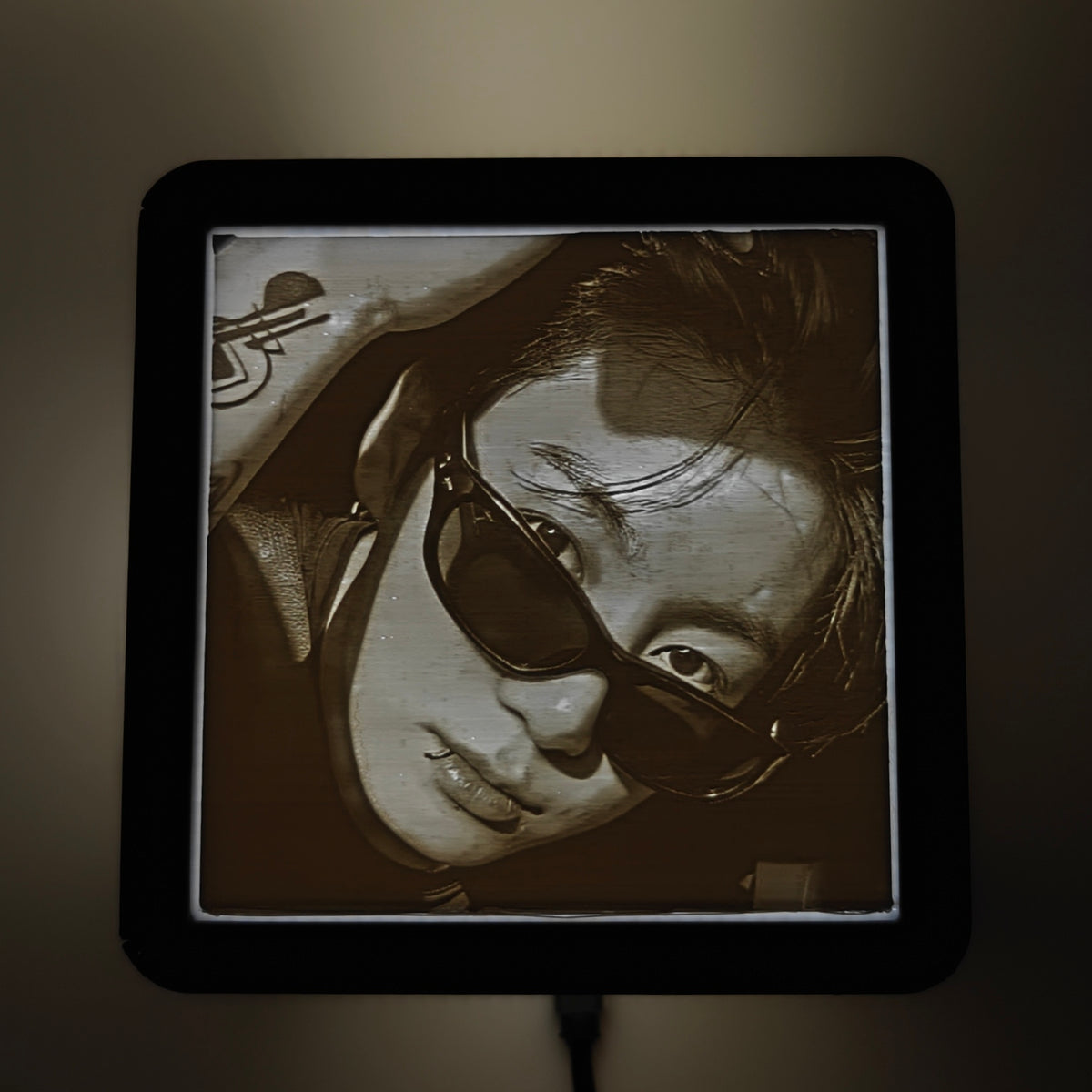 3D Print Interchangeable Inserts only for Lithophane Lightboxes - Jungkook