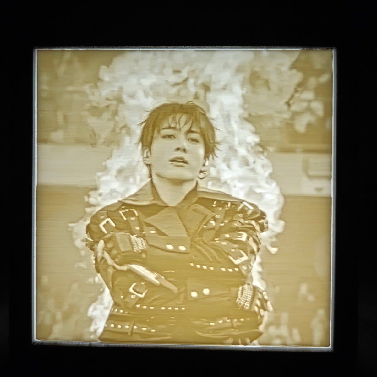 3D Print Interchangeable Inserts only for Lithophane Lightboxes - Jungkook