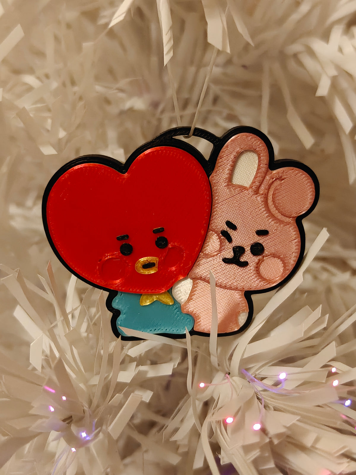 K-pop BT21 Inspired Mini Christmas Tree Ornaments
