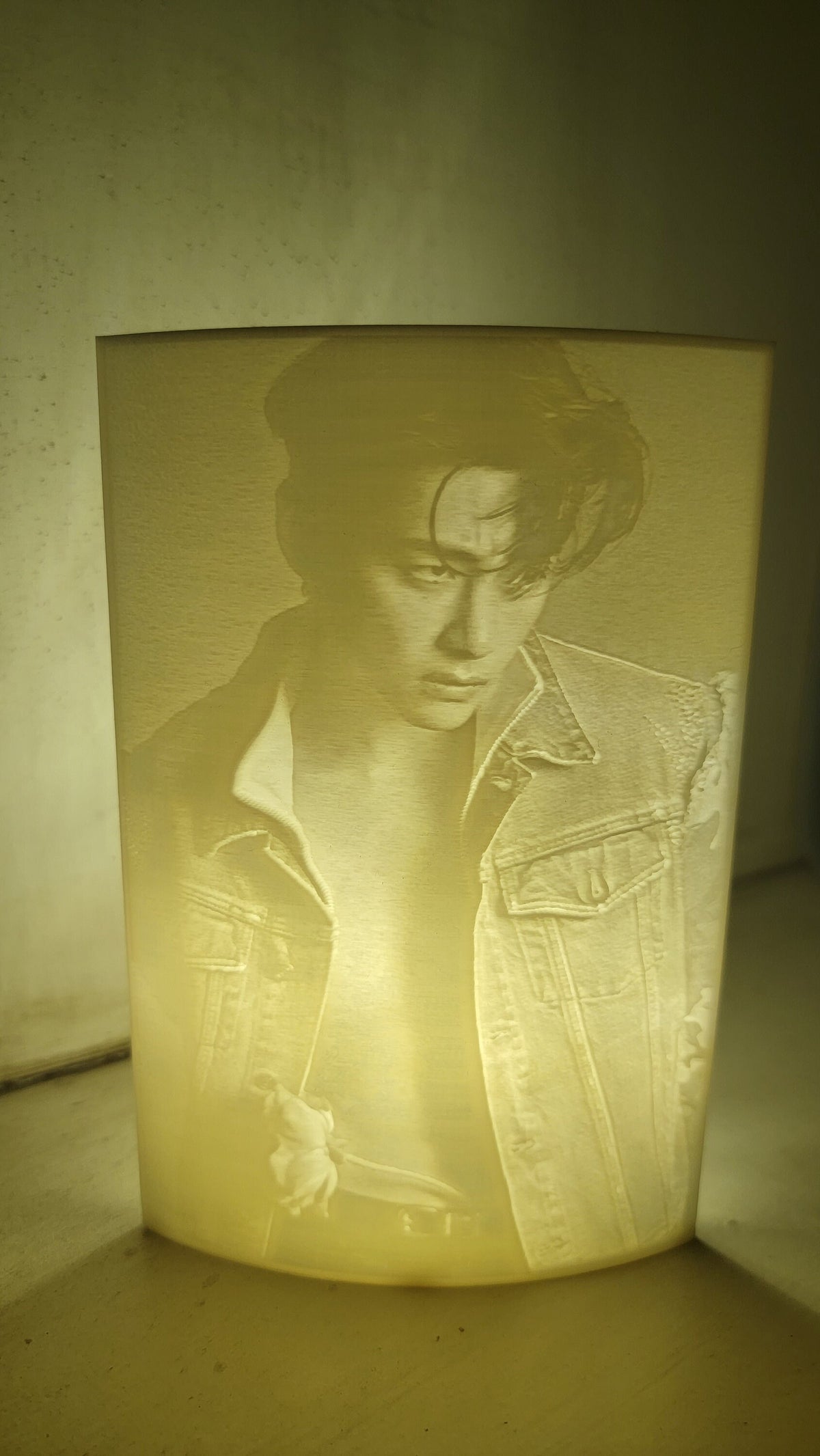 K-Pop - Taehyung V - 3d print Lithophane (picture Light)
