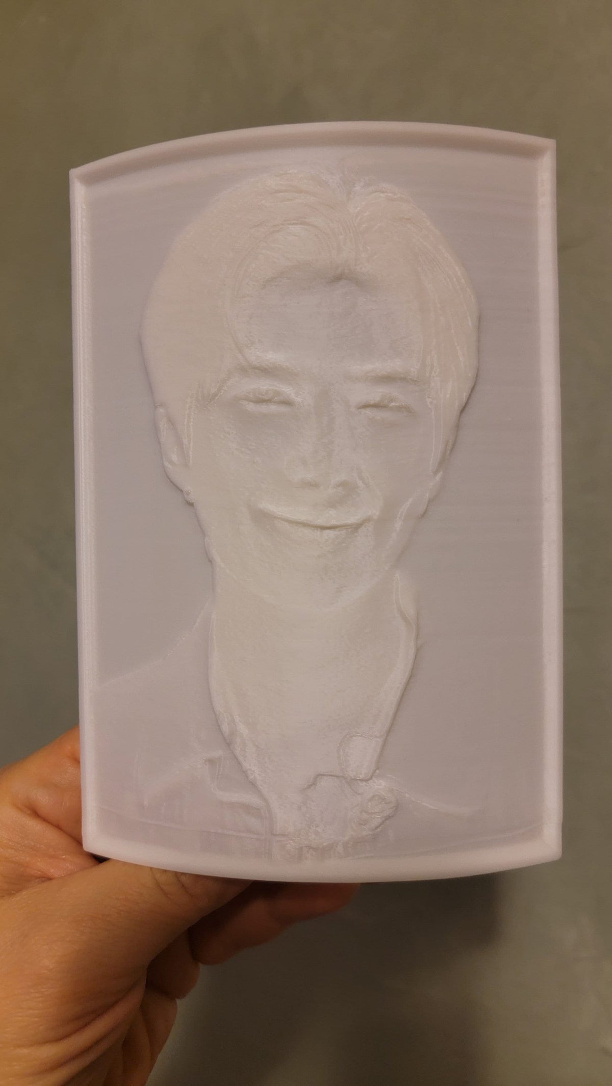 K-pop - Namjoon RM - 3d Print Lithophane (Picture Light)