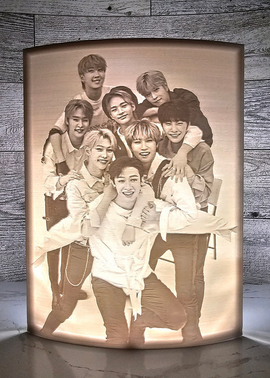 K-Pop - Straykids SKZ - Group Photo Lithophanes Picture lights