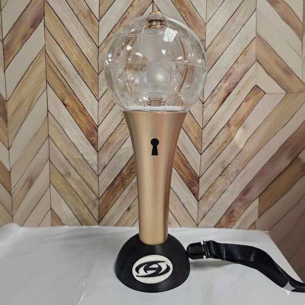Ateez Inspired Lightiny stand/display for Lightstick 3d print Version 2