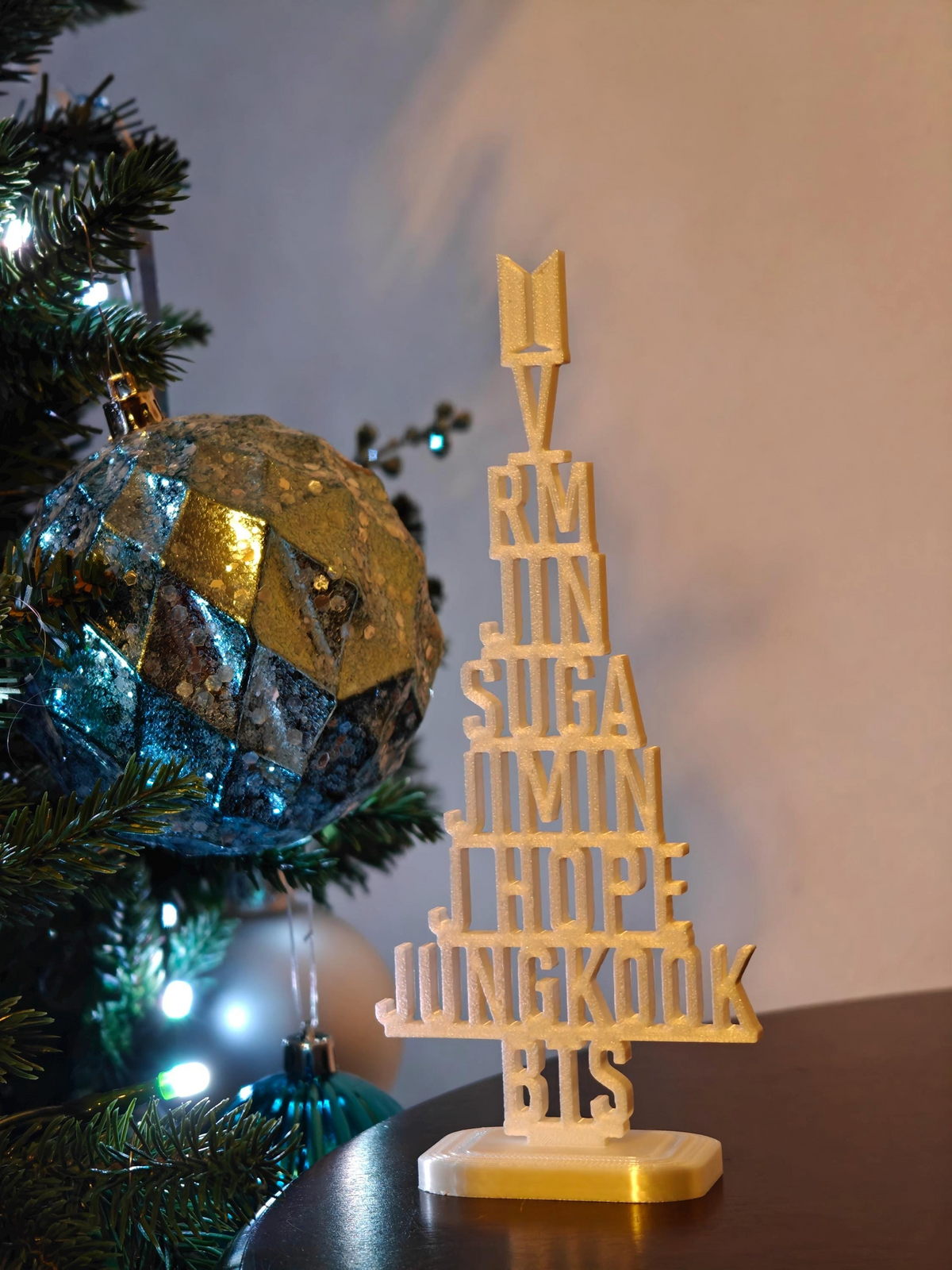 K-pop Inspired Members Name Christmas Tree