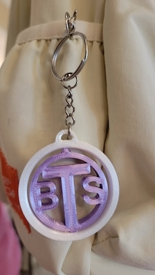 K-pop Inspired spinning fidget toy keychains