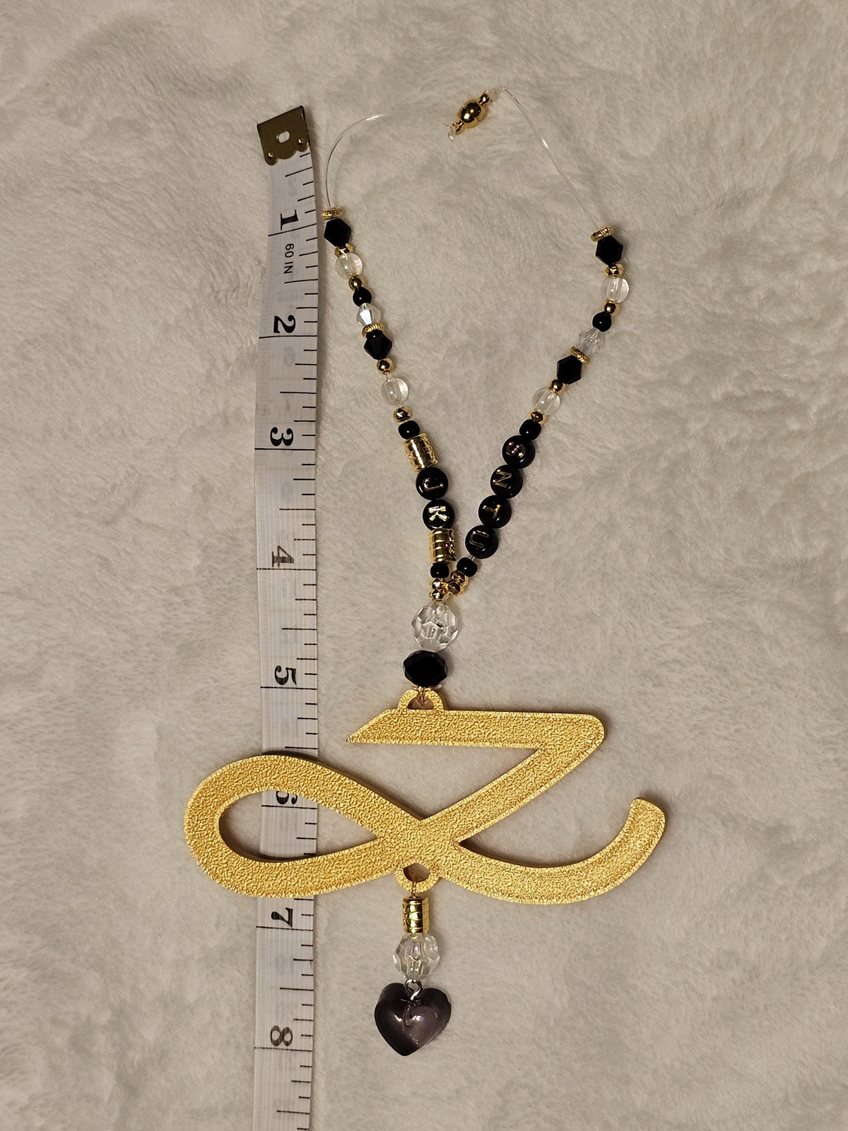 Jungkook Inspired Golden Car Decoration Rearview mirror Charm (Now Heat Resistant)