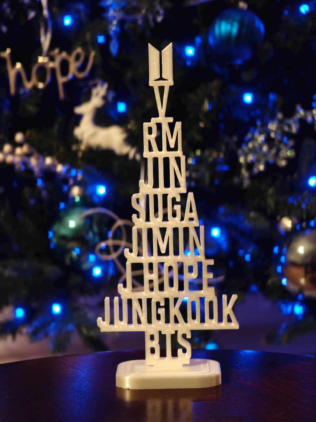 K-pop Inspired Members Name Christmas Tree