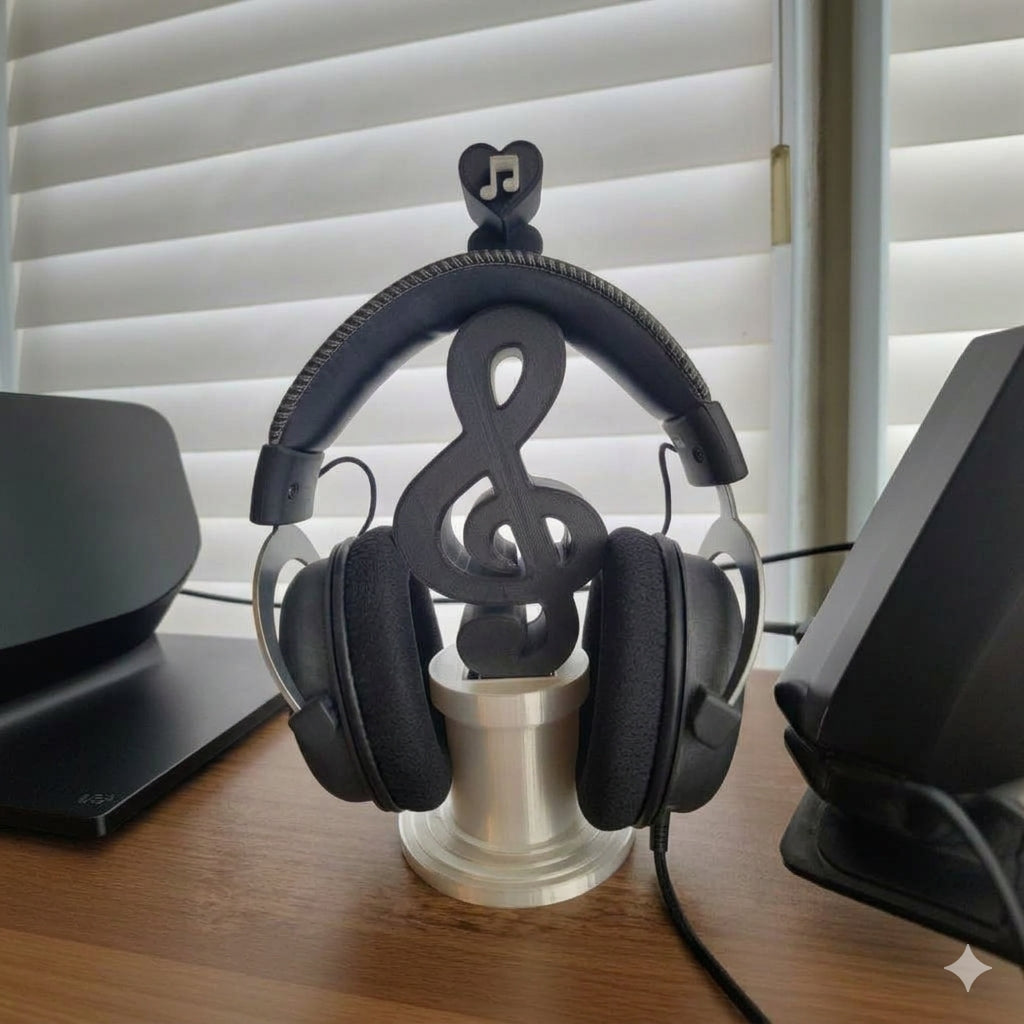 3D print Finger Heart K-Pop Style Headphone/Hat/Headband Stand
